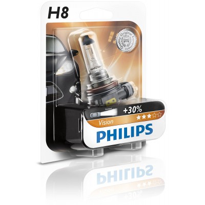 Галогеновая лампа Philips H8 Vision 12360B1